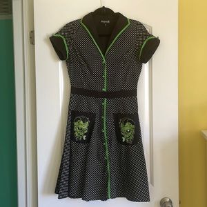 Sourpuss Monster Diner Dress